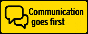 Communication Goes First logo